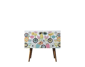 Комод на высоких ножках "Berber" малый арт BB13/Print_03 на заказ