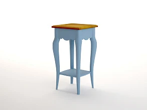 купить стильные Подставка под цветы "Leontina Blue" низкая арт ST9303B в интернет-магазине