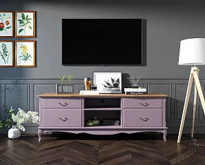 купить красивый Комод Leontina Lavanda под TV удлиненный арт ST9328/2L в интернет-магазине