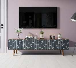 заказать Комод "Berber" с ящиками низкий под TV принт 18 арт BB19/Print_18