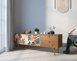купить красивые Комод "Berber" два ящика и две дверки 25 принт арт BB27/Print_25