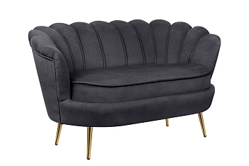 Дизайнерский двухместный диван Pearl Double Black