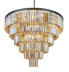 заказать Люстра Odeon 6 Rings Amber в интернет-магазине