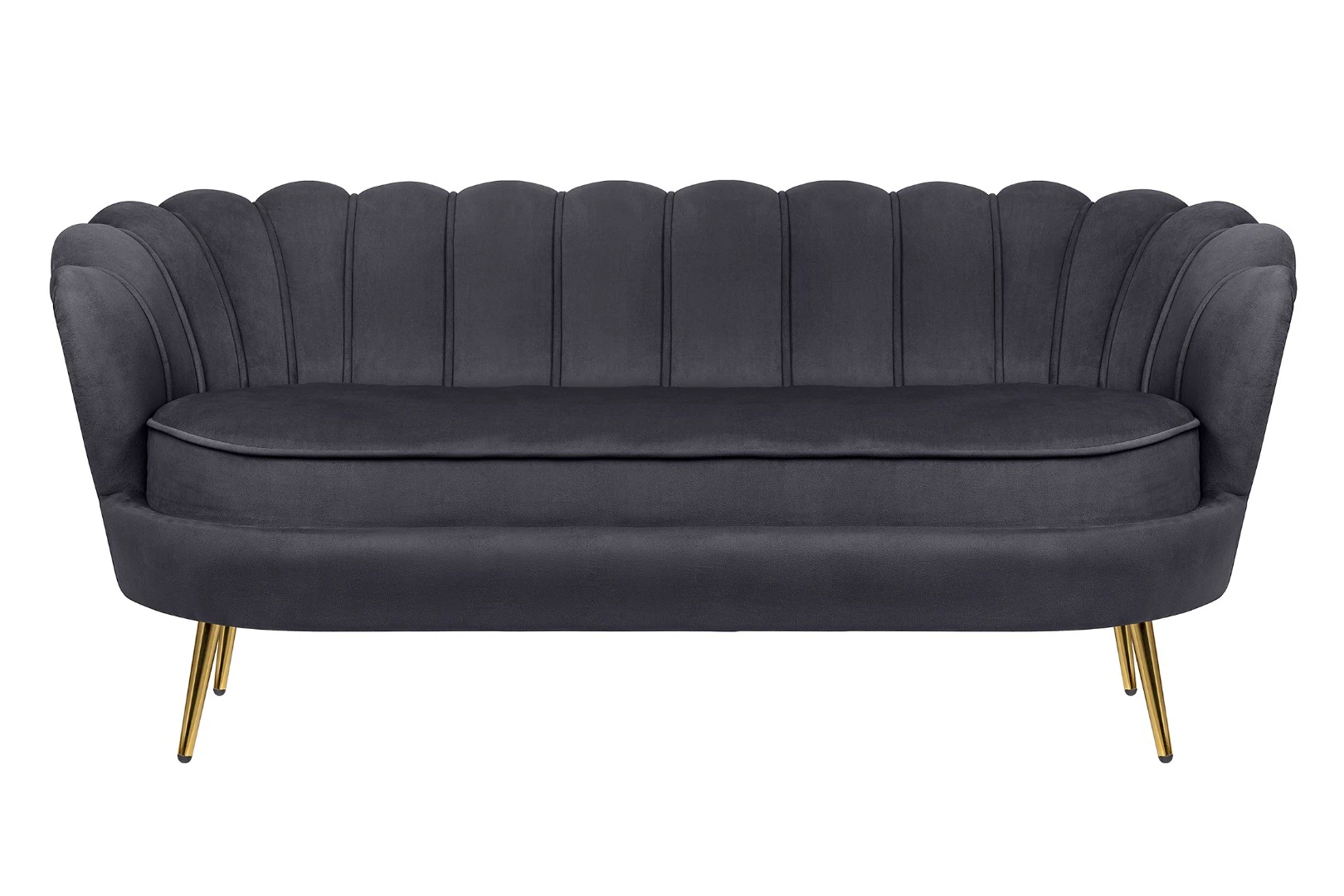 купить стильный Трехместный диван ракушка для гостиниц Pearl Triple Black в интернет-магазине