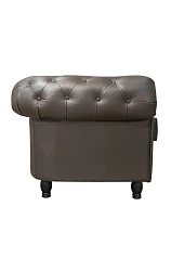 Диван из коричневой кожи Chesterfield Brown Leather 2S