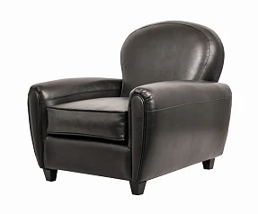 красивое Кожаное кресло Flog Black