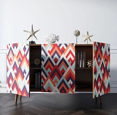 Комод "Berber" три дверки 2 принт арт BB01/Print_02 в интернет-магазине