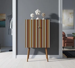 красивые Комод на высоких ножках "Berber" 20 принт арт BB09/Print_20 на заказ