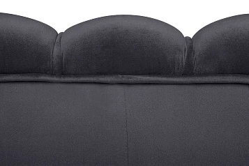 заказать Дизайнерский диван Pearl Double Black на черных ножках