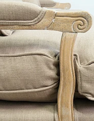 красивый Прямой диван модерн Yareli Brown серый