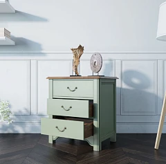 Тумба прикроватная "Olivia" на 3 ящика арт GA3002 на заказ