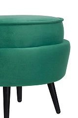 Пуф Pearl Adorn Green V2 на черных ножках