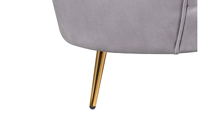 Комплект кресел и дивана ракушка Pearl Double Grey