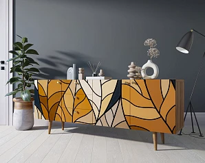 купить стильный Комод "Berber" удлиненный принт 08 арт BB11/Print_08 в интернет-магазине