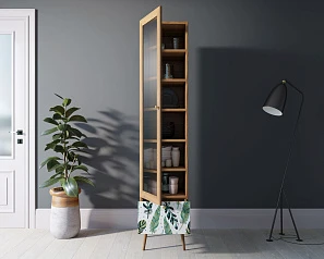 заказать Буфет "Berber" одностворчатый с ящиком принт 44 арт BB48/Print_44