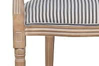 купить красивый Мягкий стул с подлокотниками Volker Arm Black Pinstripe