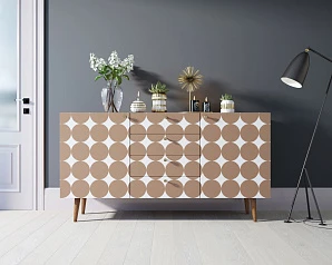Комод "Berber" с ящиками 17 принт арт BB14/Print_17 на заказ