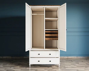 заказать Шкаф двухстворчатый "Odri" с ящиками арт od2127KR в интернет-магазине