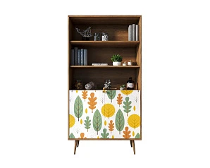 купить красивые Стеллаж с дверками "Berber" принт 30 арт BB26/Print_30 в интернет-магазине