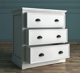 Комод "Palermo" с тремя ящиками малый арт PL1035
