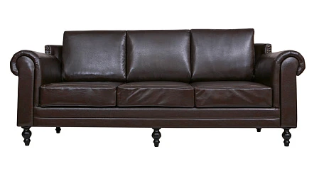 купить красивые Дизайнерский кожаный диван Toren Brown в интернет-магазине