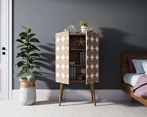 купить красивые Комод на высоких ножках "Berber" 17 принт арт BB09/Print_17