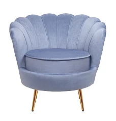 фото Низкое кресло ракушка Pearl Sky