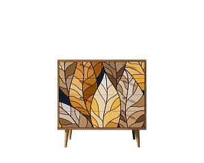 красивый Комод "Berber" пять ящиков 08 принт арт BB36/Print_08 на заказ