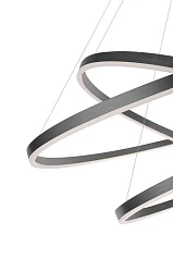 Люстра Orblaze 3 rings 1000 black в интернет-магазине