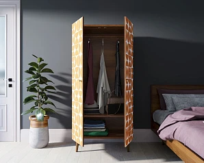 заказать Шкаф малый двухстворчатый "Berber" принт 14 арт BB08/Print_14