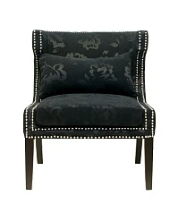 красивое Мягкое полукресло с подлокотниками Suza Black на заказ