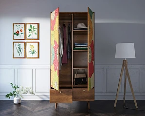 Шкаф двухстворчатый "Berber" принт 5 арт BB16/Print_05 в интернет-магазине