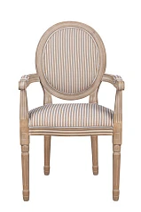 стильный Мягкий стул с подлокотниками Volker Arm Orange Pinstripe