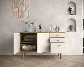 заказать Комод с двумя дверками и ящиками "Arka" AR05