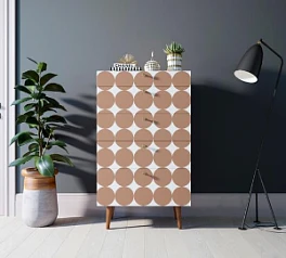 Комод высокий "Berber" принт 17 арт BB10/Print_17 на заказ в интернет-магазине