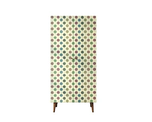 красивый Шкаф малый двухстворчатый "Berber" принт 24 арт BB08/Print_24