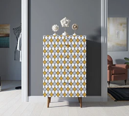 заказать Комод высокий "Berber" принт 22 арт BB10/Print_22