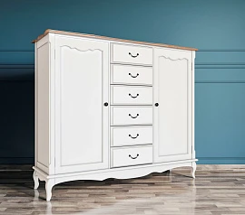 Комод «Leontina» с шестью ящиками и дверками арт ST9350