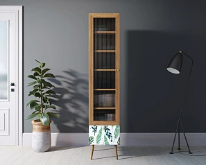 заказать Буфет "Berber" одностворчатый с ящиком принт 44 арт BB48/Print_44