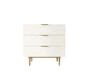 Комод с тремя ящиками "Line" LN12/GR1/beige в интернет-магазине