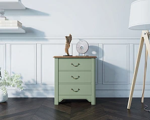 Тумба прикроватная "Olivia" на 3 ящика арт GA3002 на заказ