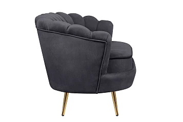 Дизайнерский двухместный диван Pearl Double Black