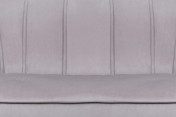 заказать Диван ракушка Pearl Double Grey на черных ножках