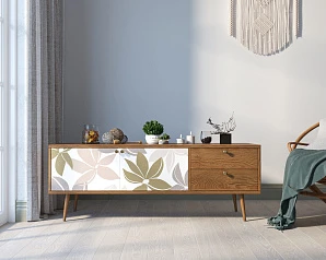 купить стильные Комод "Berber" два ящика и две дверки 27 принт арт BB27/Print_27