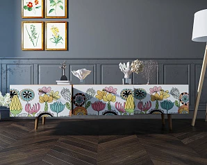 заказать Комод "Berber" с ящиками низкий под TV арт BB19/Print_03