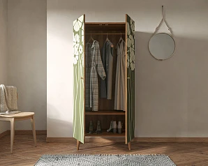 фото Шкаф малый двухстворчатый "Berber" принт 53 арт BB08/Print_53