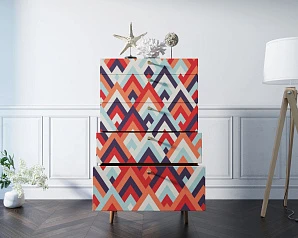 Комод высокий "Berber" принт 2 арт BB10/Print_02 на заказ в интернет-магазине