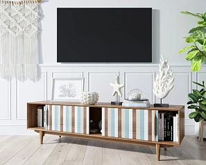 фото Консоль в Скандинавском стиле под TV "Bruni print 1" арт BR-22/print_1