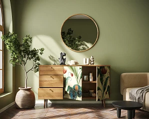 Комод "Berber" с двумя дверками и ящиками арт BB05/Print_55 в интернет-магазине