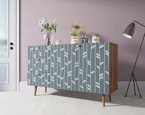 Комод "Berber" с двумя дверками и ящиками принт 18 арт BB17/Print_18